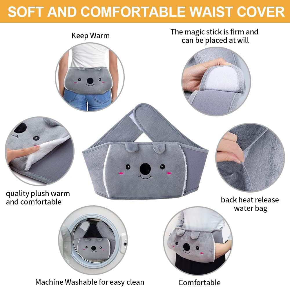 Cute Plush Hot Water Bottle Set Kalsten