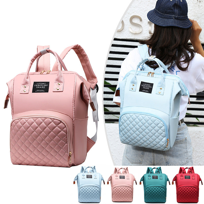 Quilted Multi-Functional Travel Backpack Kalsten