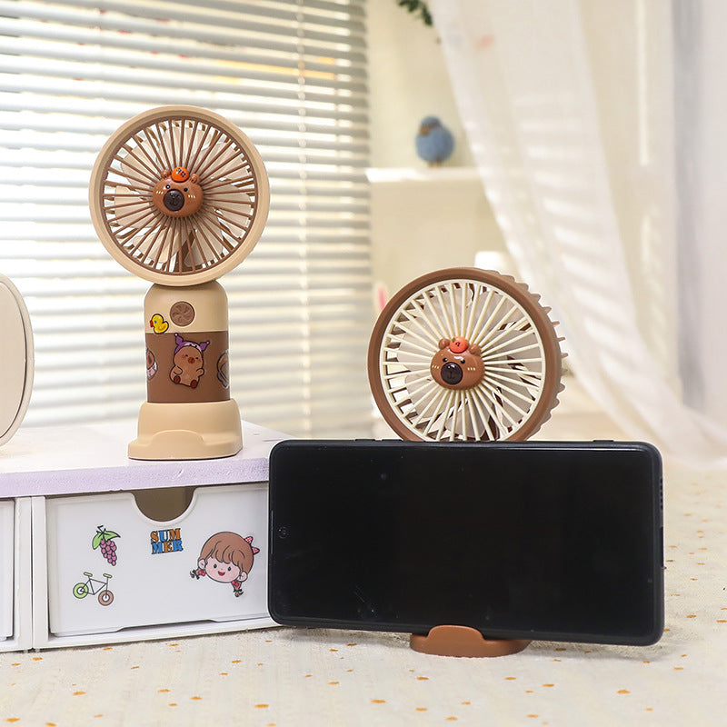 Women's Portable USB Desk Fan with Cute Animal Design Kalsten