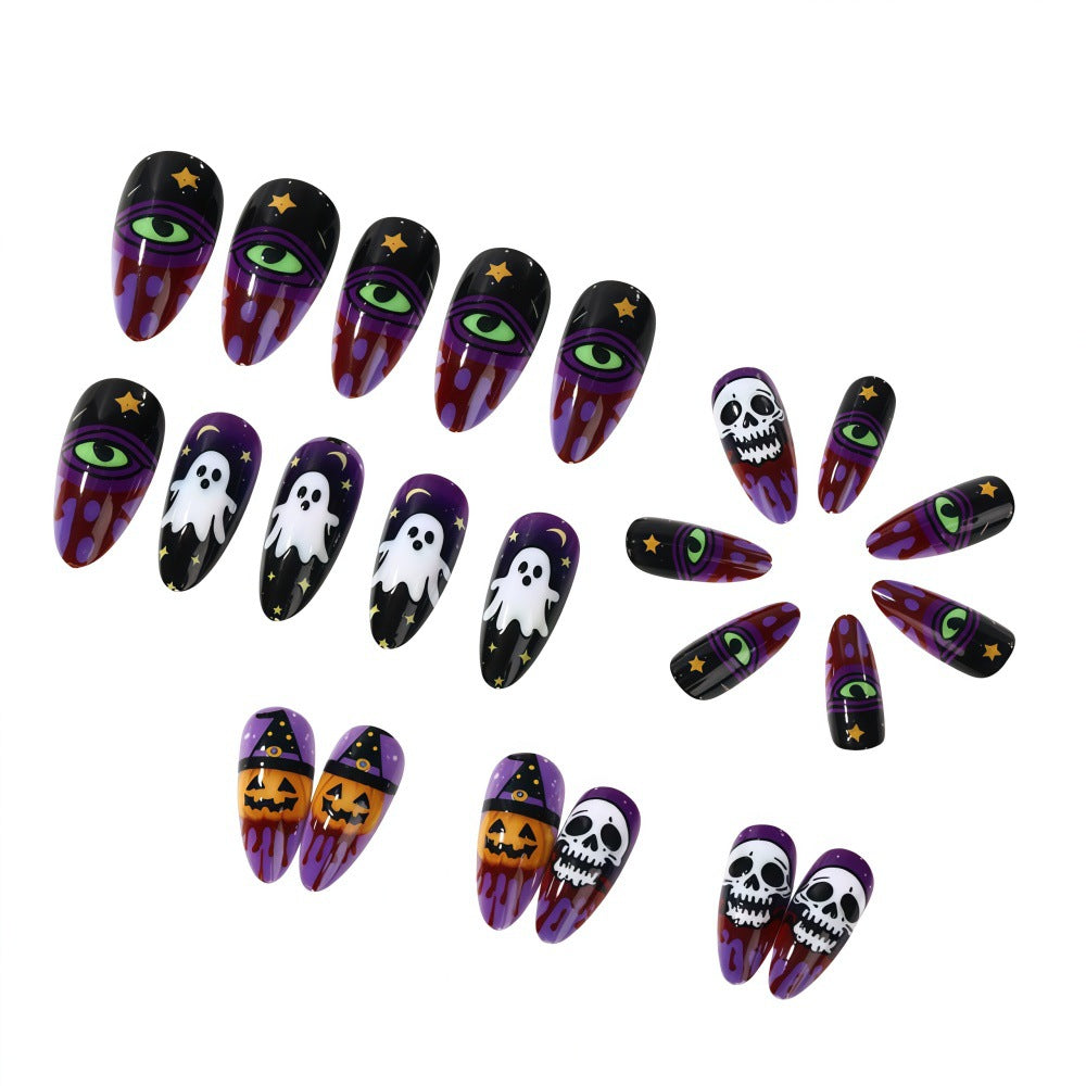 Creative Halloween-style artificial nails Kalsten