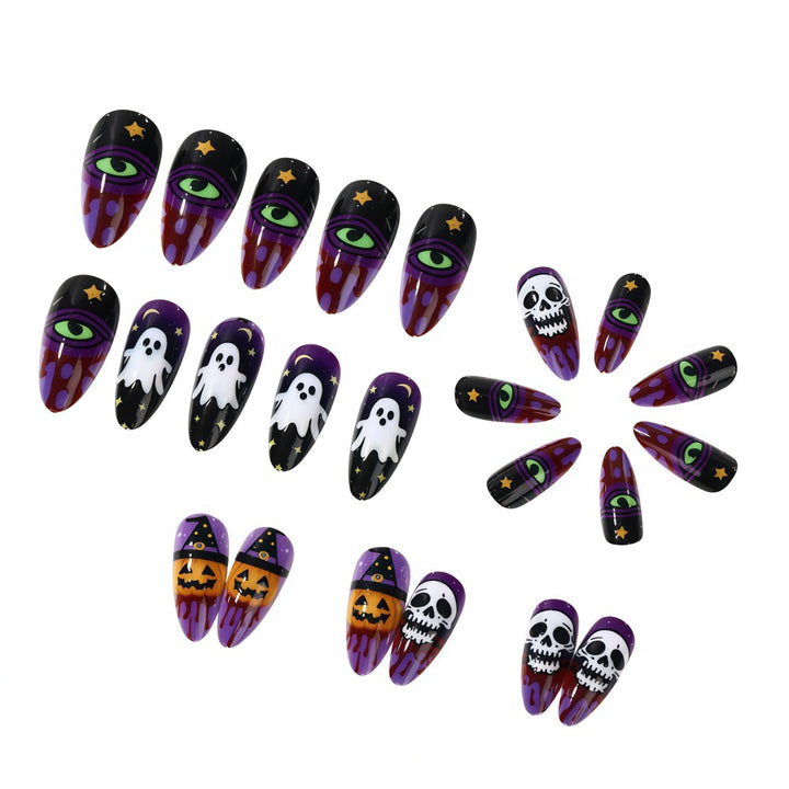 Creative Halloween-style artificial nails Kalsten