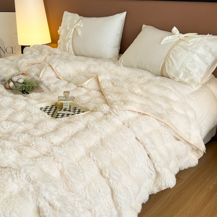 Ultra-Soft Textured Fleece Blanket Kalsten