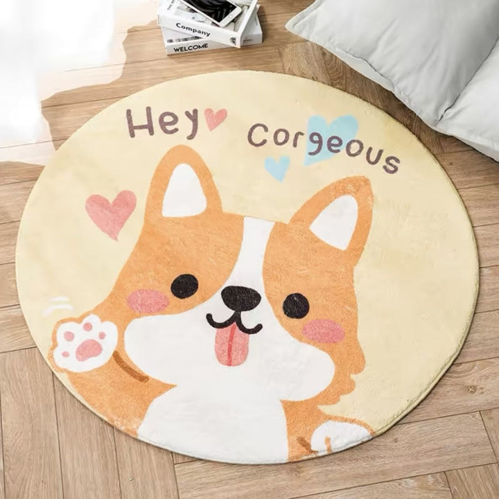 Playful Cat-Themed Area Rug