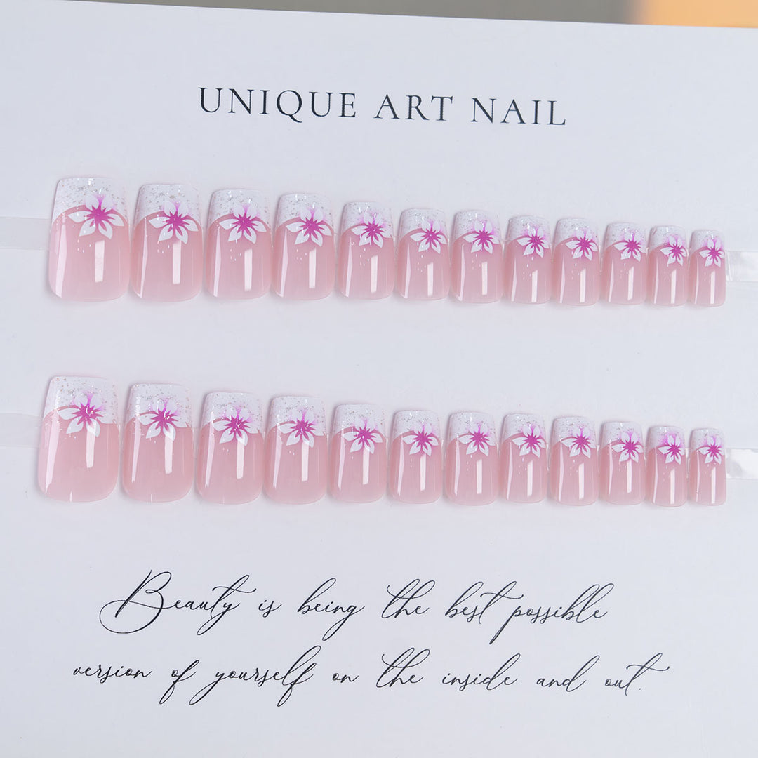 Elegant Floral Nail Art