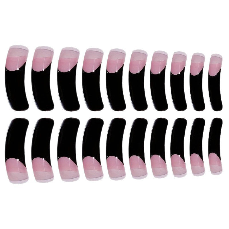 Long Elegant French Tip Nail Extensions Kalsten