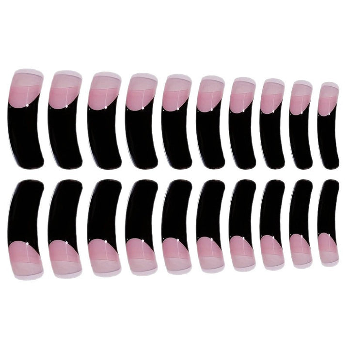 Long Elegant French Tip Nail Extensions Kalsten