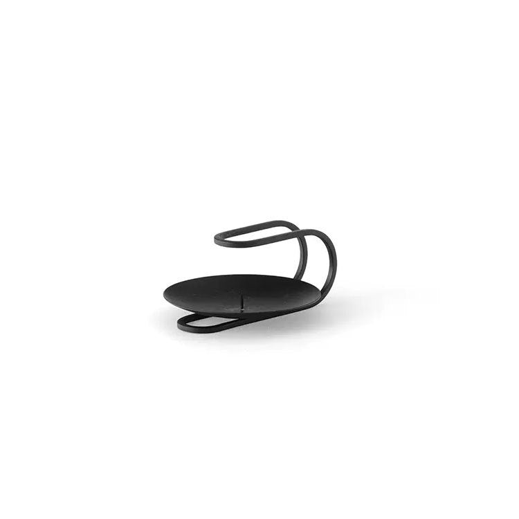 Sculptural Metal Candle Holder