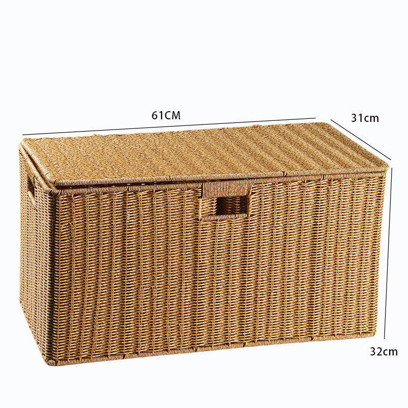 Crafted Wicker Storage Chest Kalsten