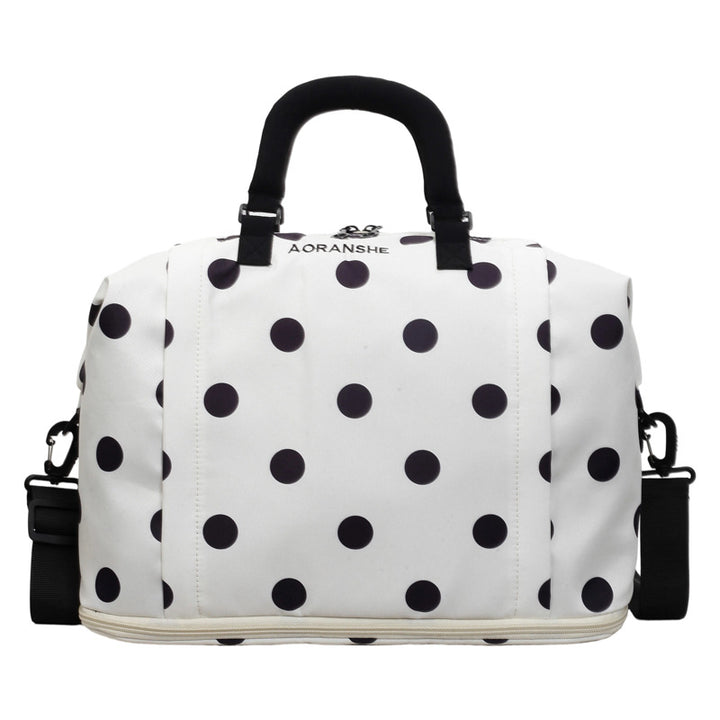 Stylish Polka Dot Travel Duffel