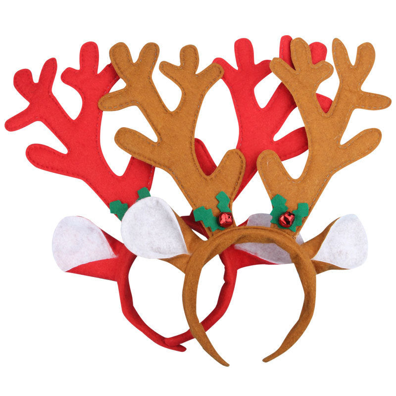 Festive Reindeer Antler Headband