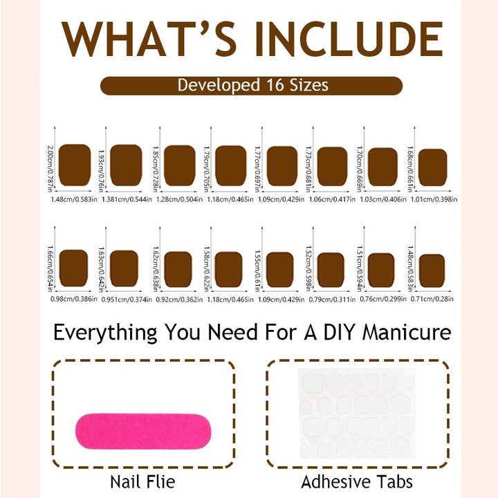 Acrylic nail set with elegant French tips and nourishing accessories Kalsten