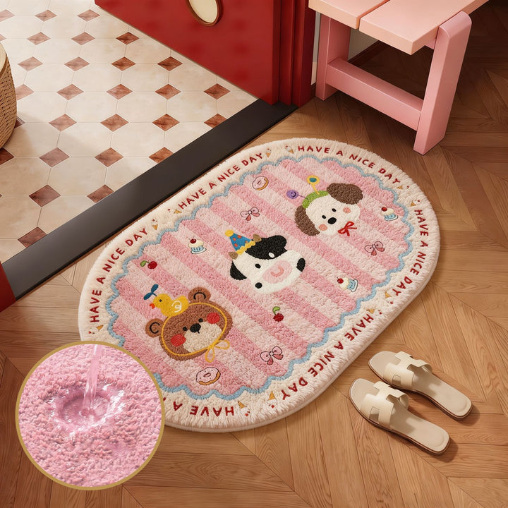 Cartoon Character Bath Rug for Home