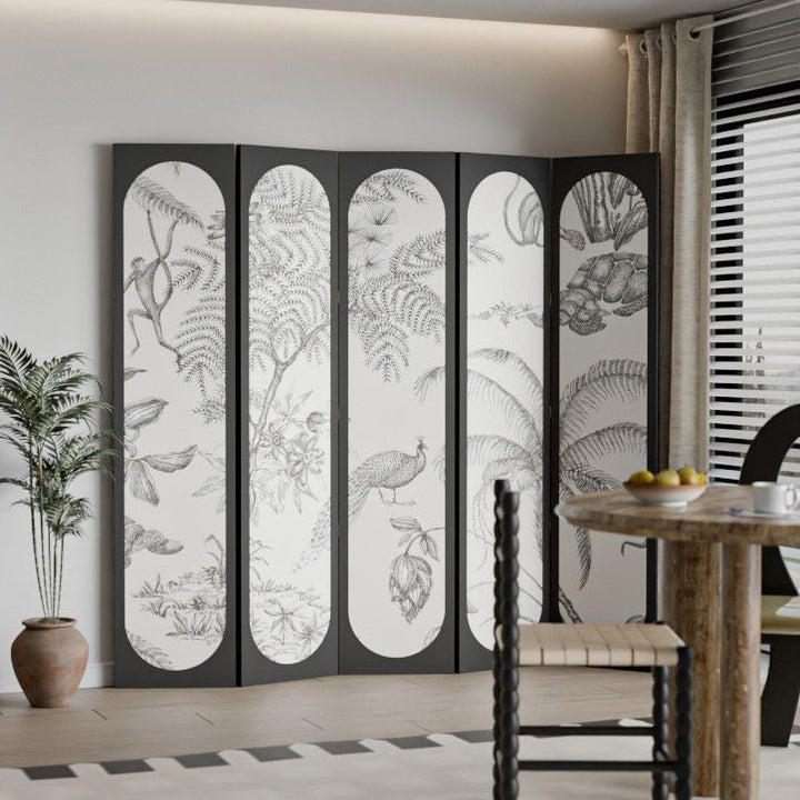 Artistic Floral Room Divider Kalsten