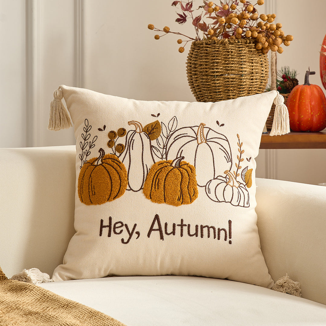 Decorative Pumpkin Throw Pillow