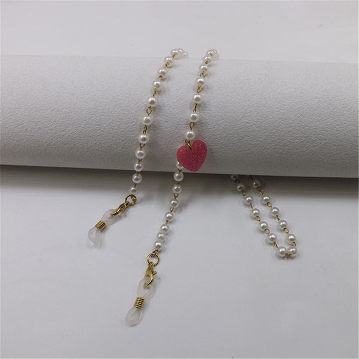 Pearl necklace with heart pendant Kalsten