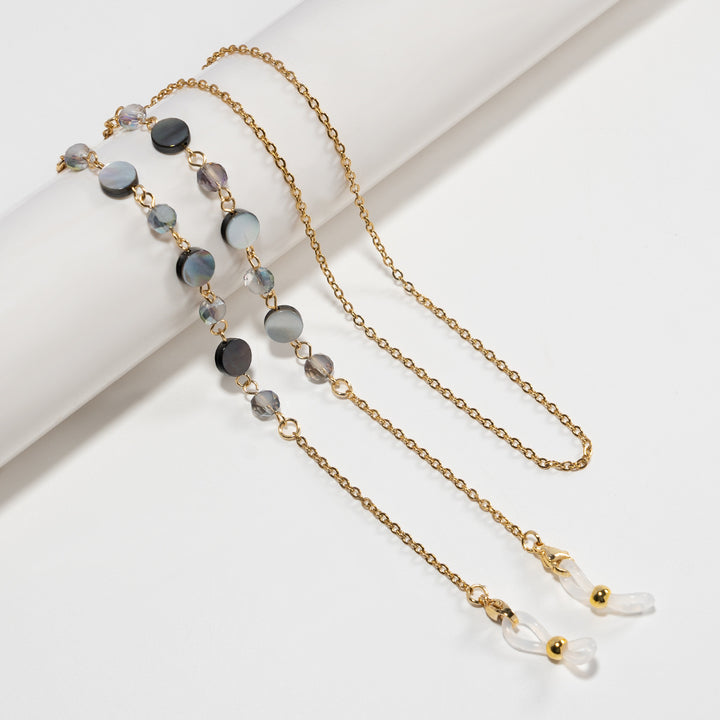 Elegant Crystal Beaded Eyewear Chain Kalsten