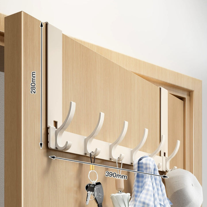 Over-Door Hook Hanger Rack