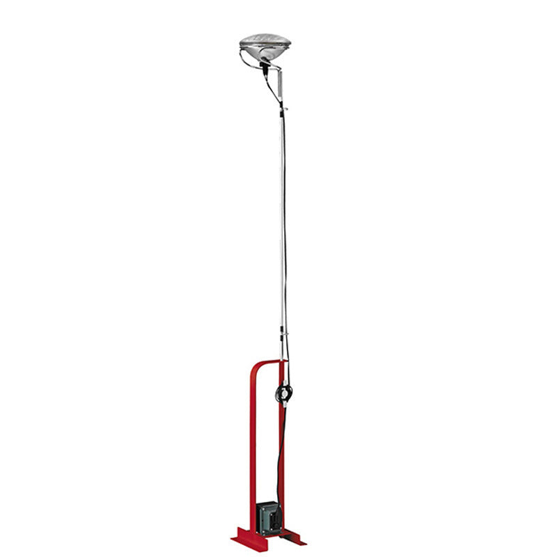 Industrial Floor Lamp with Adjustable Height