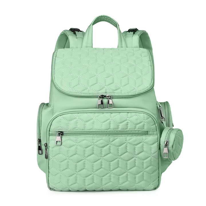Quilted Multi-Compartment Backpack Kalsten