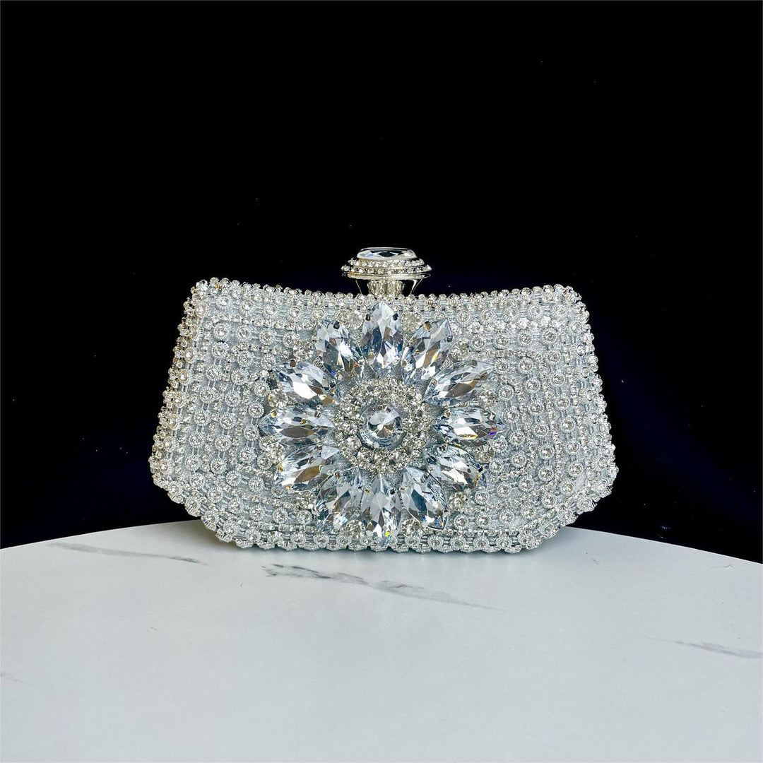 Sparkling Rhinestone Decorative Clutch