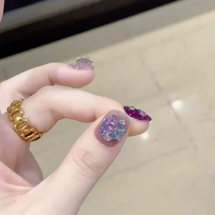 Artistic Rhinestone Nail Art Extensions