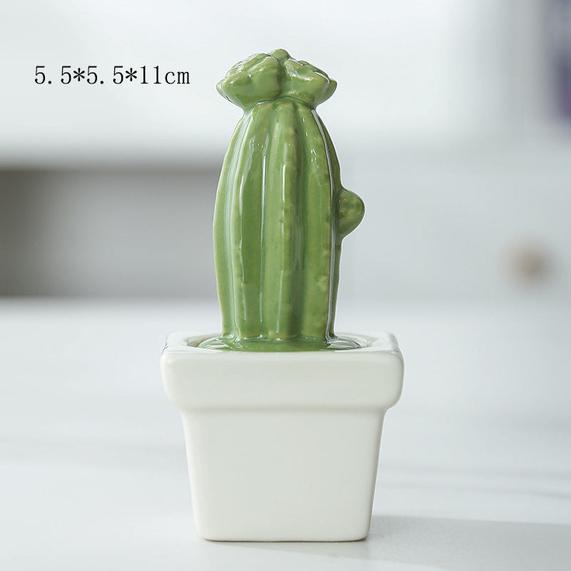 Decorative Ceramic Cactus Planter Kalsten
