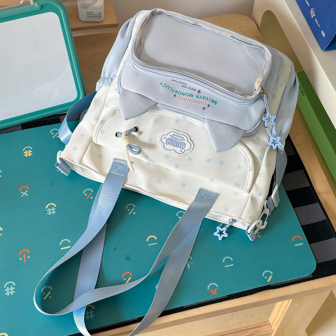 Stylish Water-Resistant Star-Patterned Backpack Kalsten