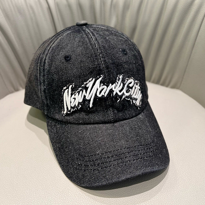 Women's Distressed Denim Cap Kalsten