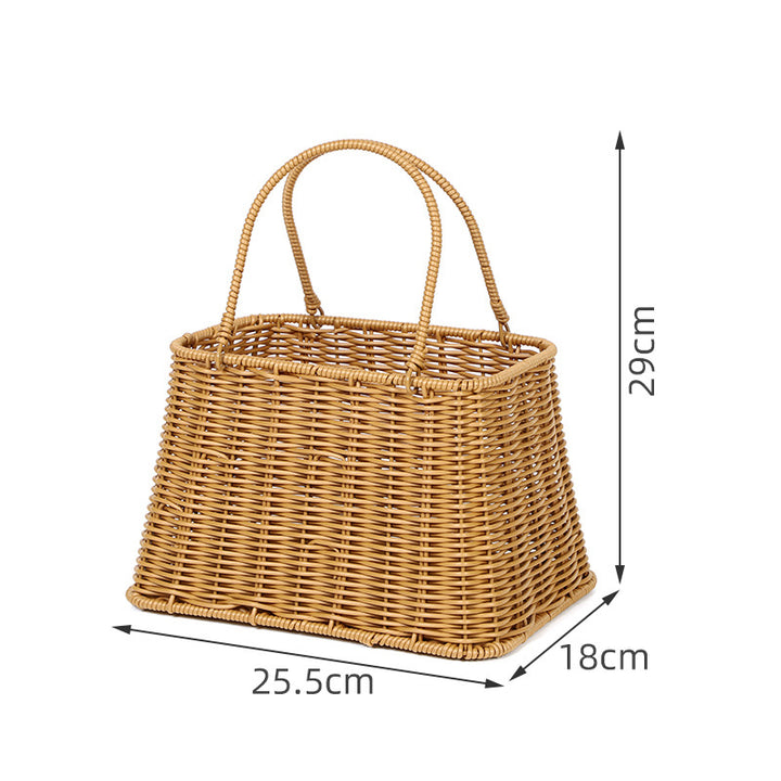 Handcrafted Wicker Storage Basket Kalsten