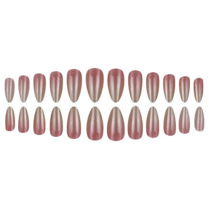 Elegant Glitter Ombre Press-On Nails Kalsten