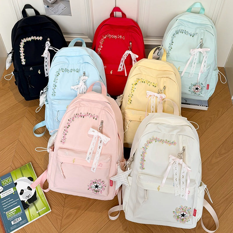 Floral Embroidered Backpack Kalsten 1791205140