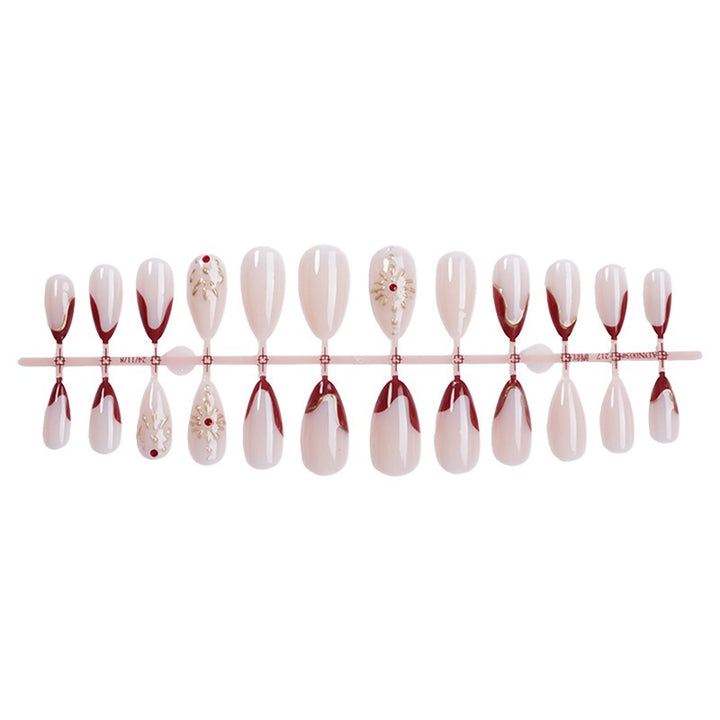 Artificial nail set with elegant decorations Kalsten