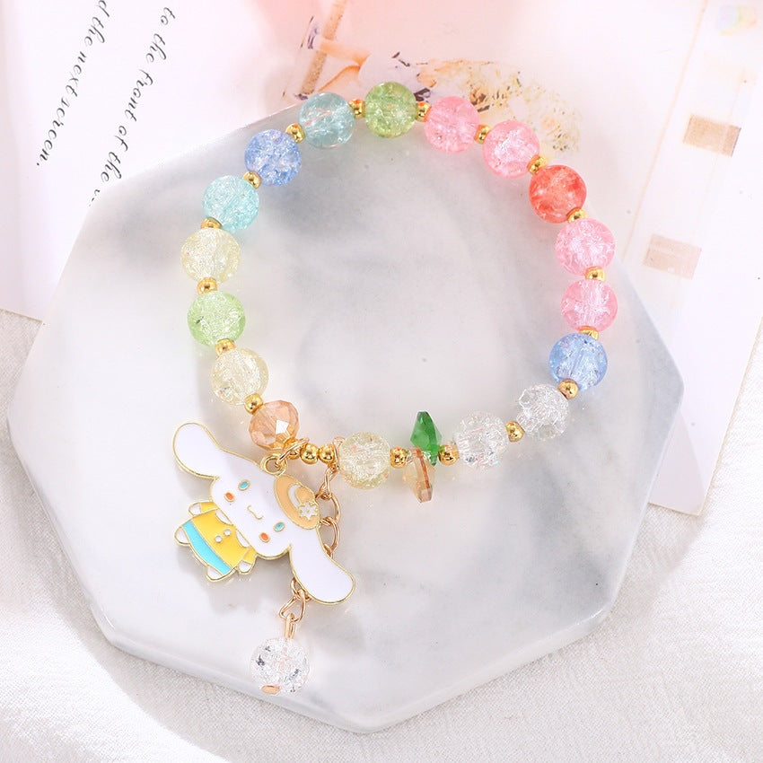 Playful bracelet with colorful glass beads Kalsten