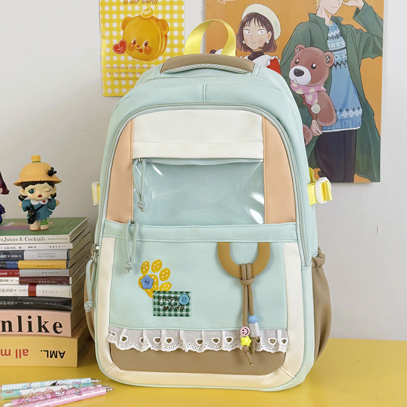Cute Decorative Clear Window Backpack Kalsten