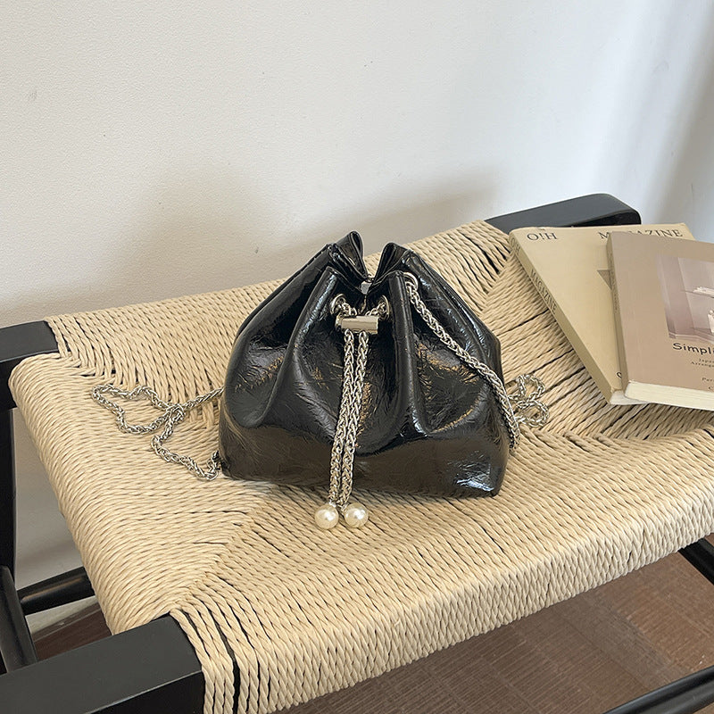 Drawstring Bucket Handbag