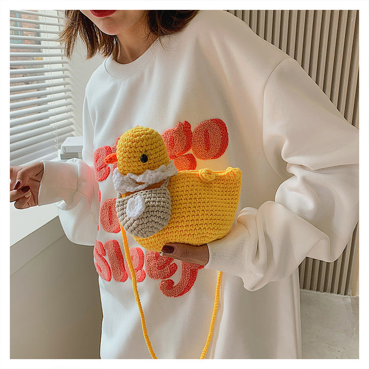 Knit Duck Purse