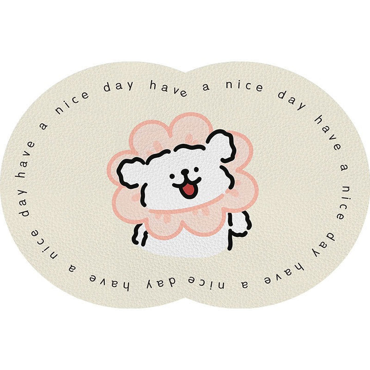 Cute Cartoon Pet-Themed Mat Kalsten