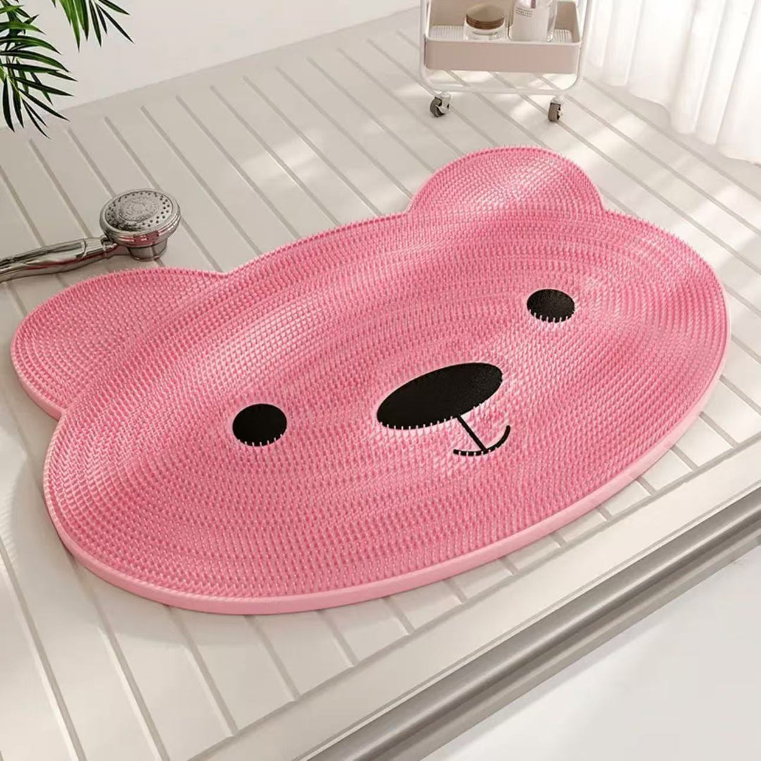 Cute Bear Design Shower Mat Kalsten