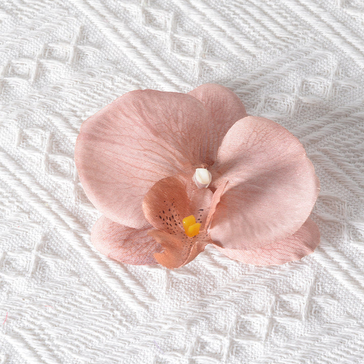Artificial Orchid Hair Clip