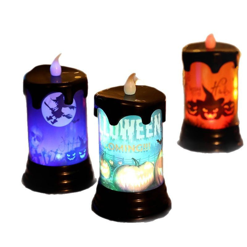 Decorative LED Halloween Candle Set