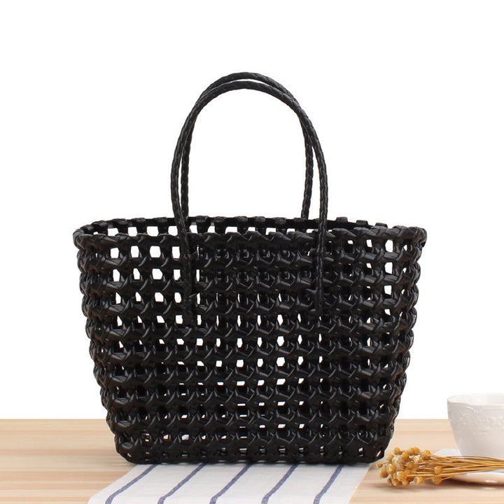 Flexible Tote Bag Made of Handcrafted Woven Material Kalsten
