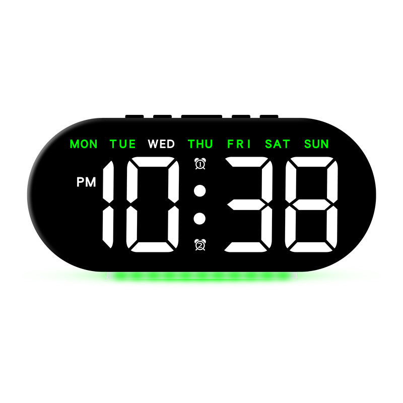 Digital alarm clock with large LED display and multifunctional display Kalsten
