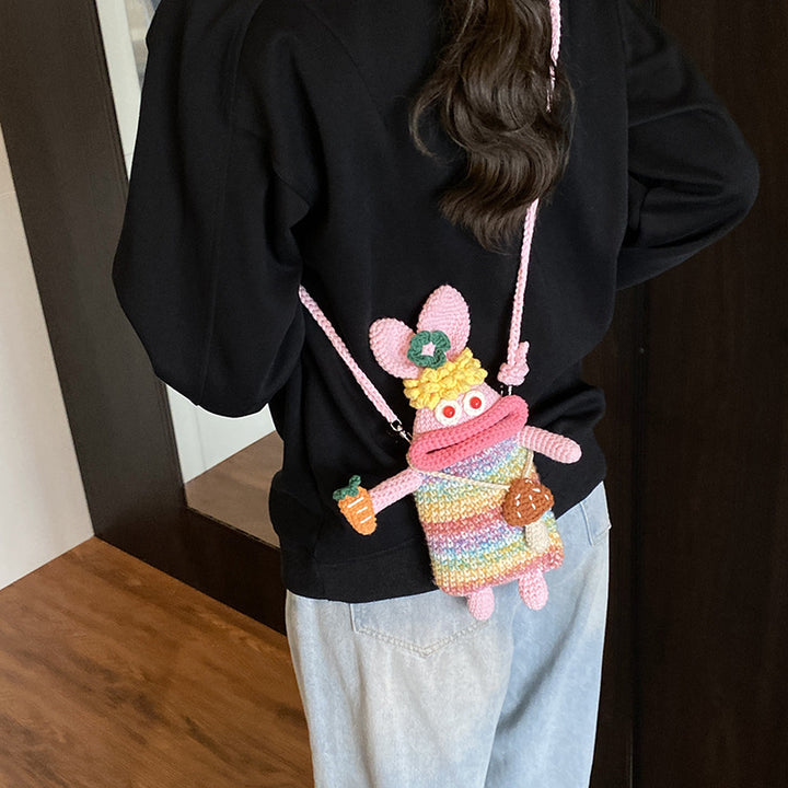 Cute Character Crochet Mini Backpack