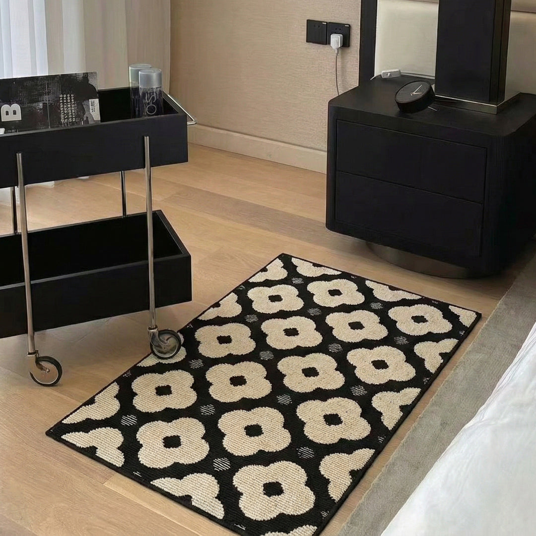 Floral Patterned Entrance Mat