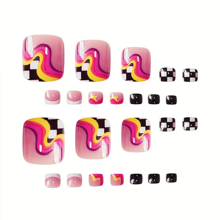 Artistic Toe Nail Wraps Kalsten
