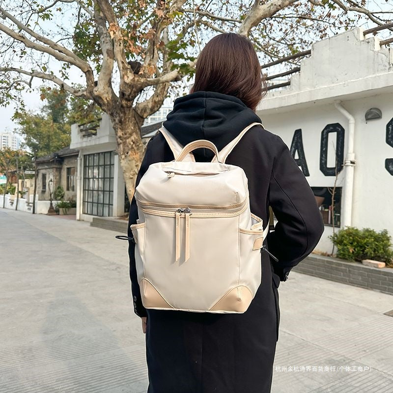 Multifunctional Backpack With Spacious Main Compartment And Side Mesh Pockets Kalsten