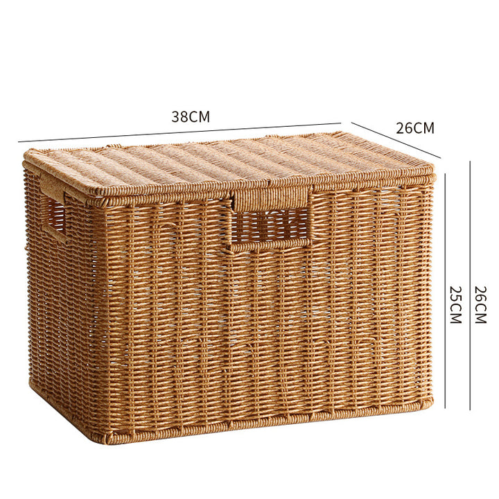 Unisex Multifunctional Storage Box made of natural wicker Kalsten