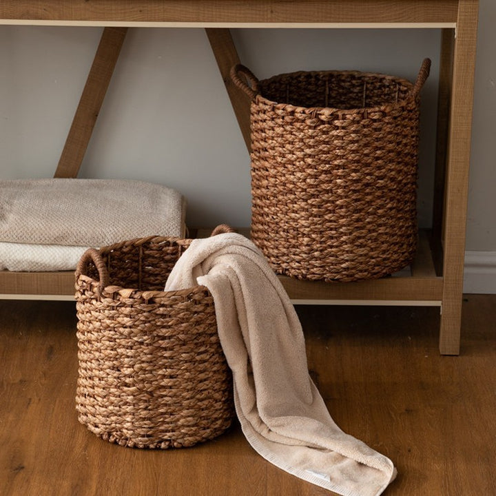 Round Woven Storage Bin Kalsten