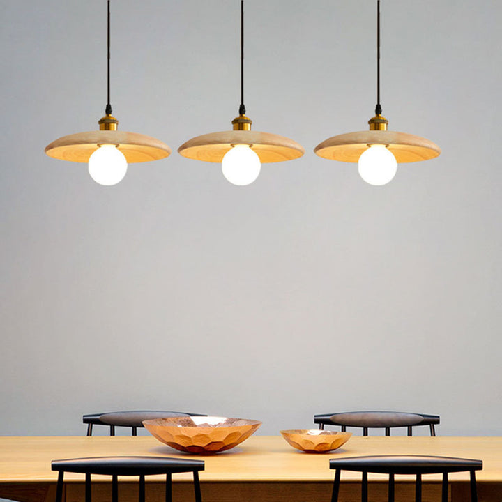 Modern Wooden Pendant Light