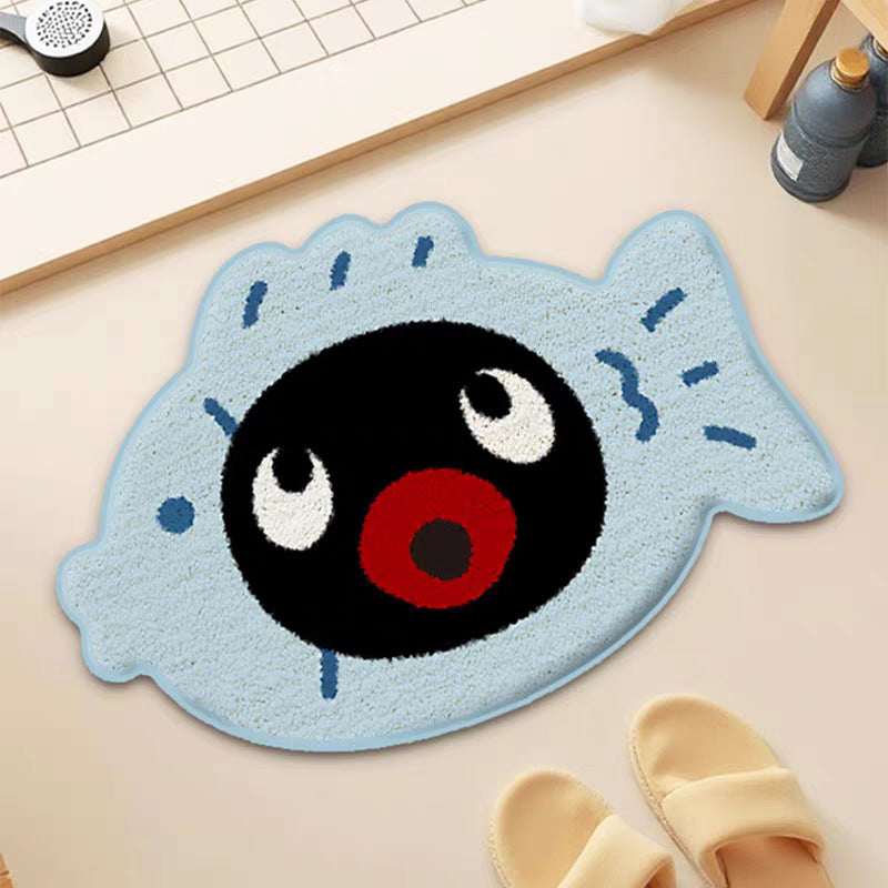 Playful Fish-Shaped Kalsten Rug